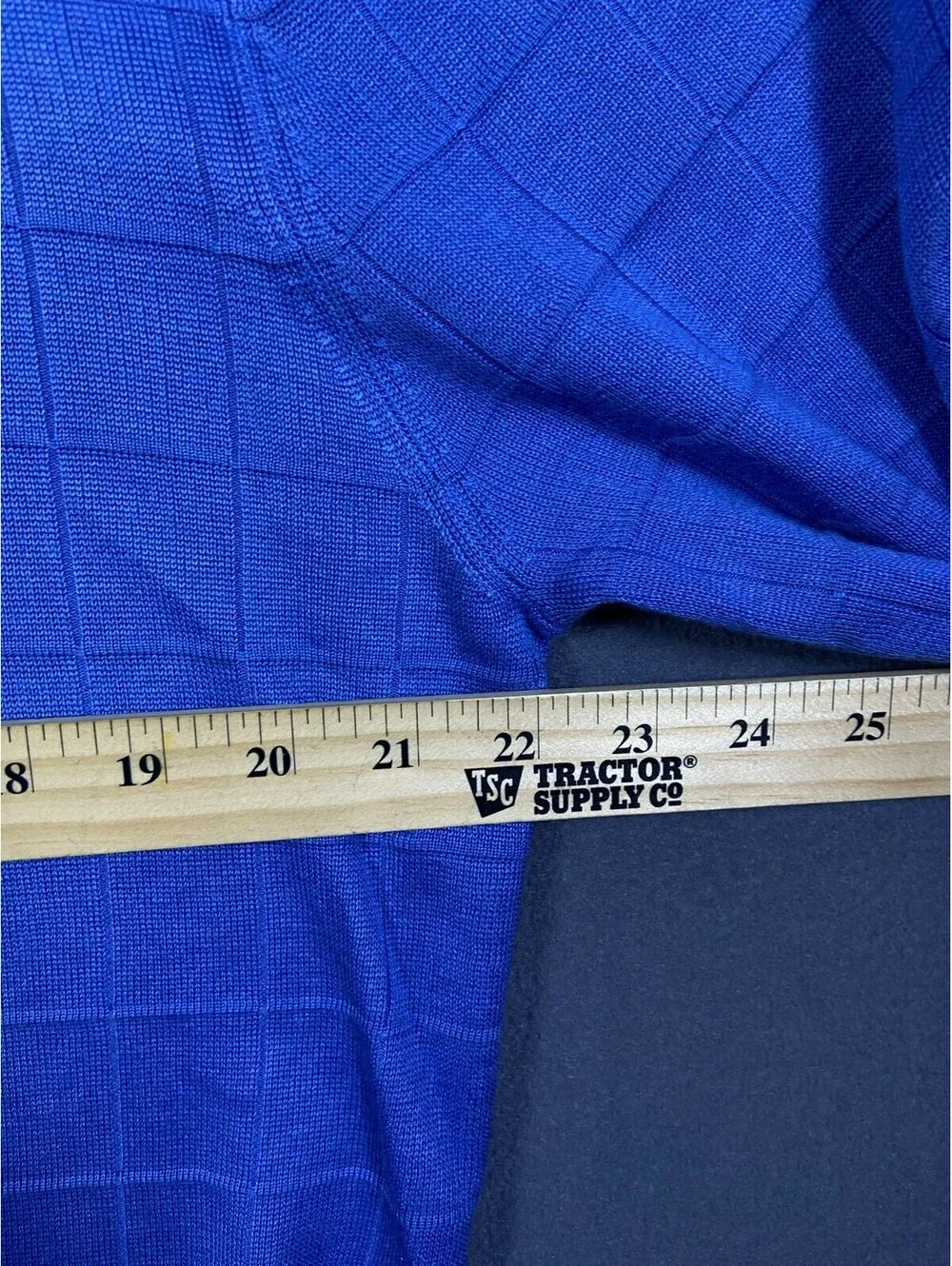 Jos. A Bank Silk Blend Sweater Mens XL Blue Knit Lightweight V-Neck Minimalist